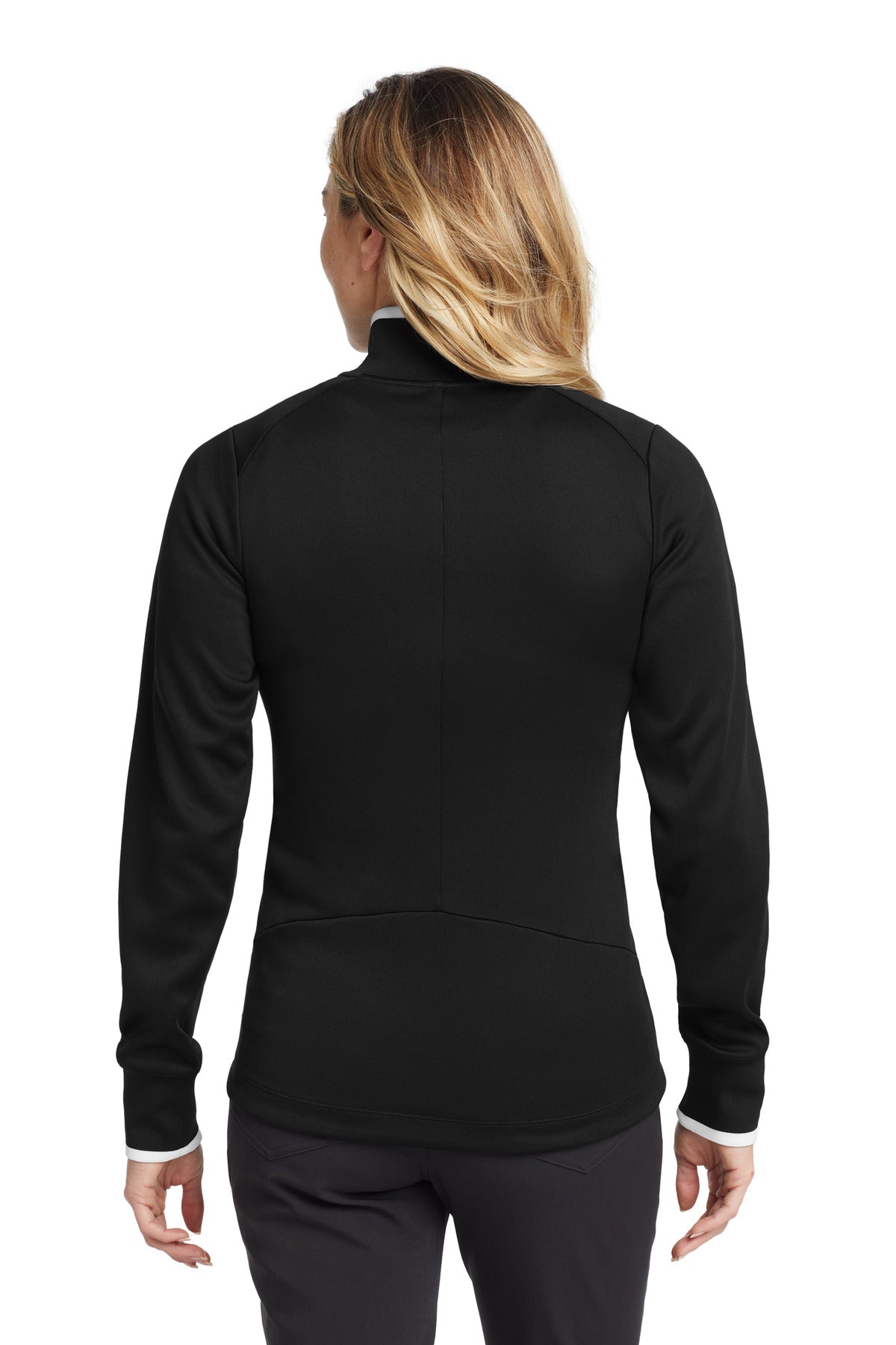 Nike Women's Dri-FIT 1/2-Zip Cover-Up. 578674 Black/ White