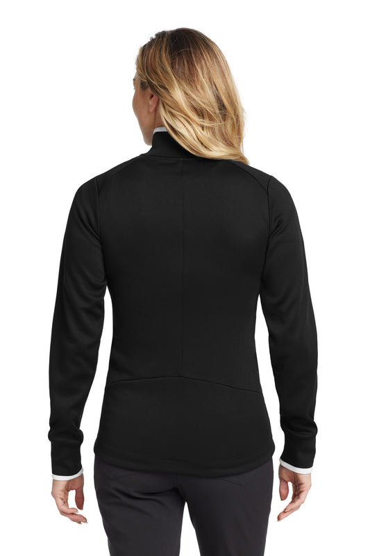 Nike Women's Dri-FIT 1/2-Zip Cover-Up. 578674 Black/ White