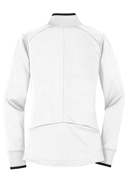 Nike Women's Dri-FIT 1/2-Zip Cover-Up. 578674 White/ Black