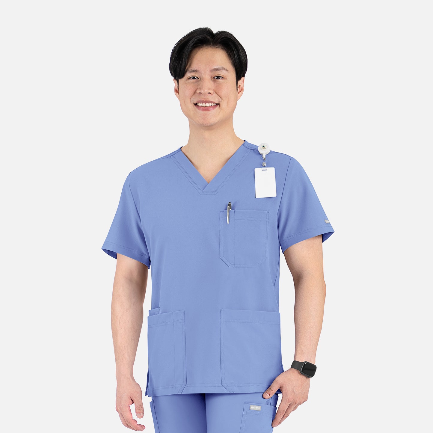 Momentum 5802 Men's 4 Pocket Banded V-Neck Scrub Top