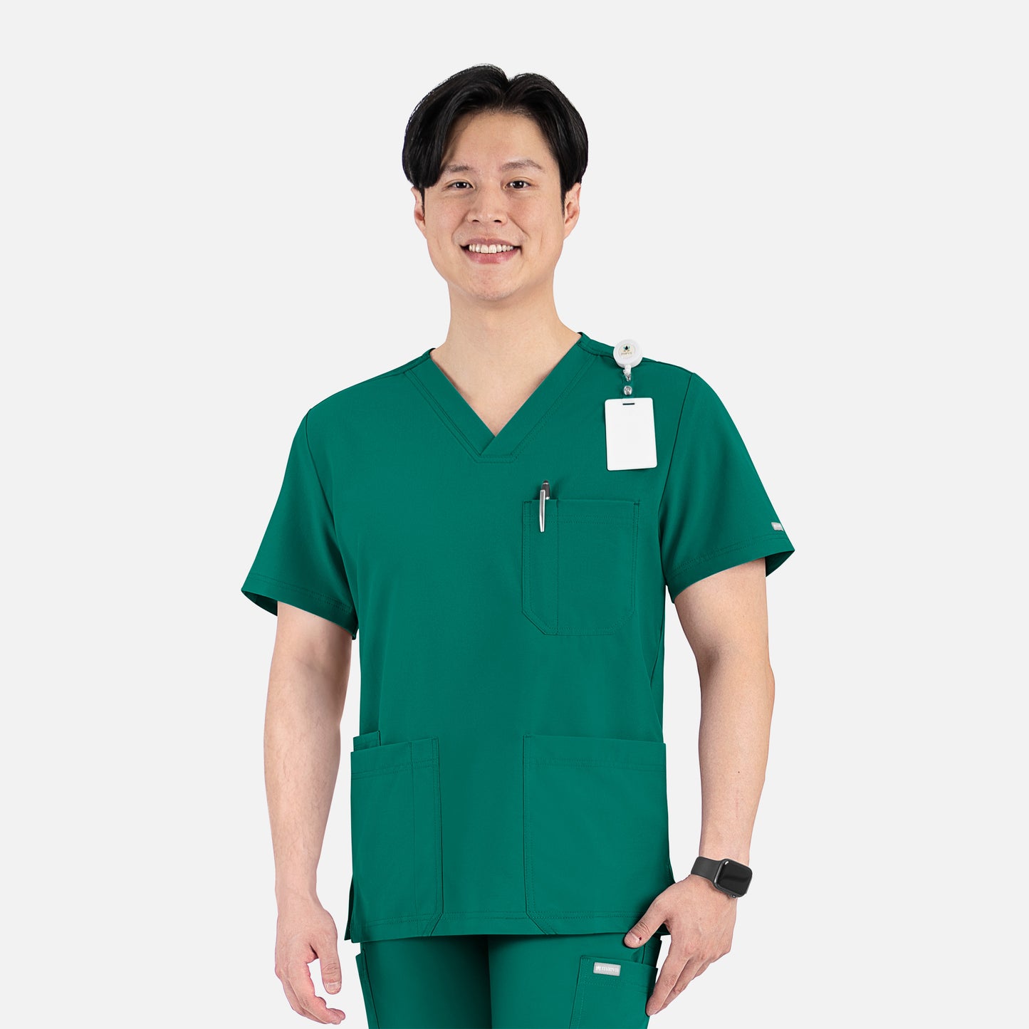 Momentum 5802 Men's 4 Pocket Banded V-Neck Scrub Top