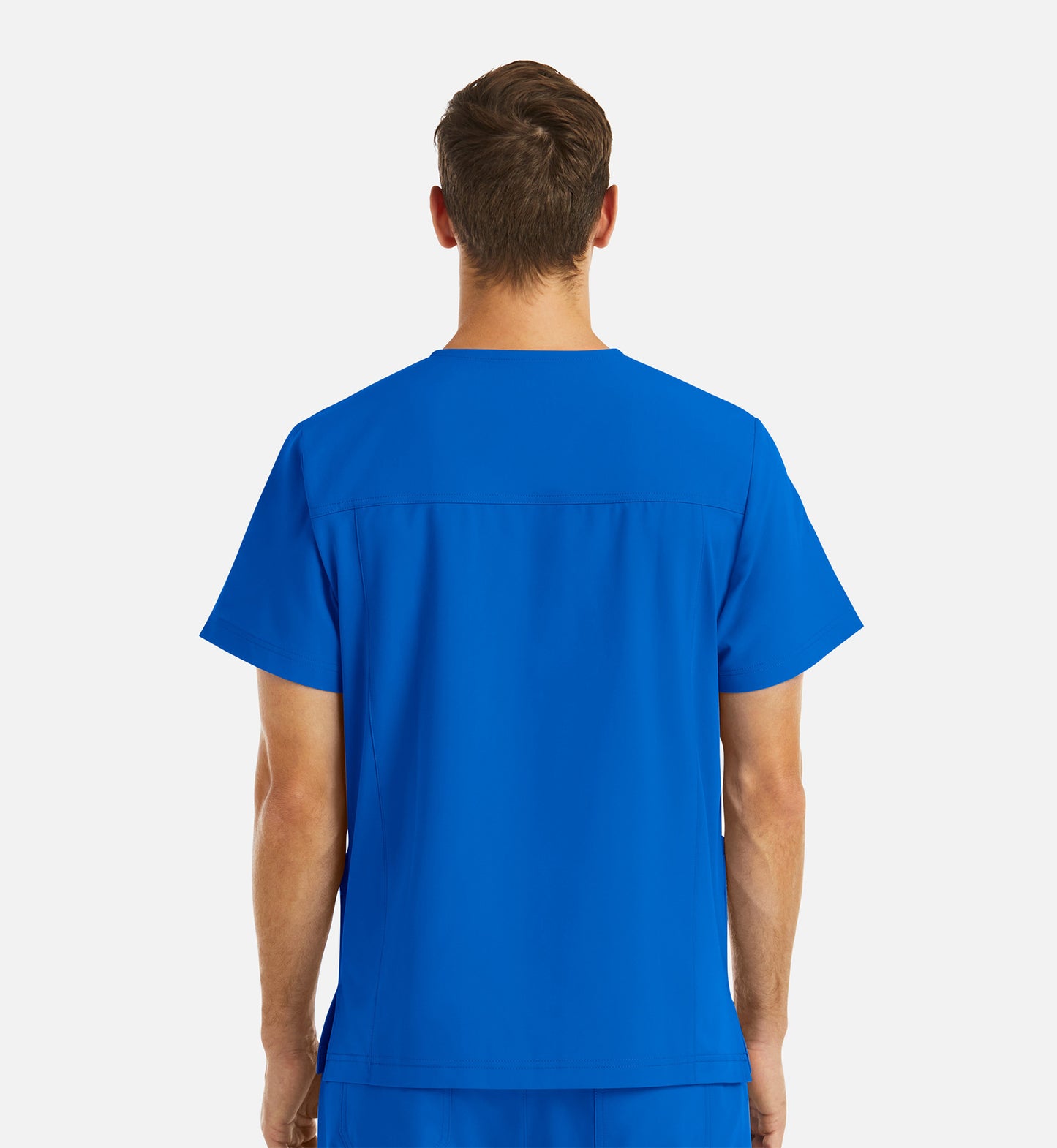 Momentum 5802 Men’s 4 Pocket Banded V-Neck Top Royal Blue