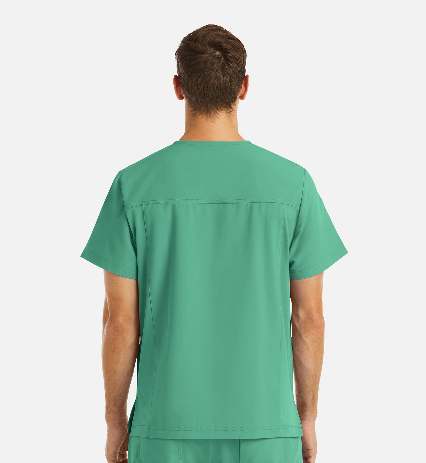 Momentum 5802 Men’s 4 Pocket Banded V-Neck Top Surgical Green