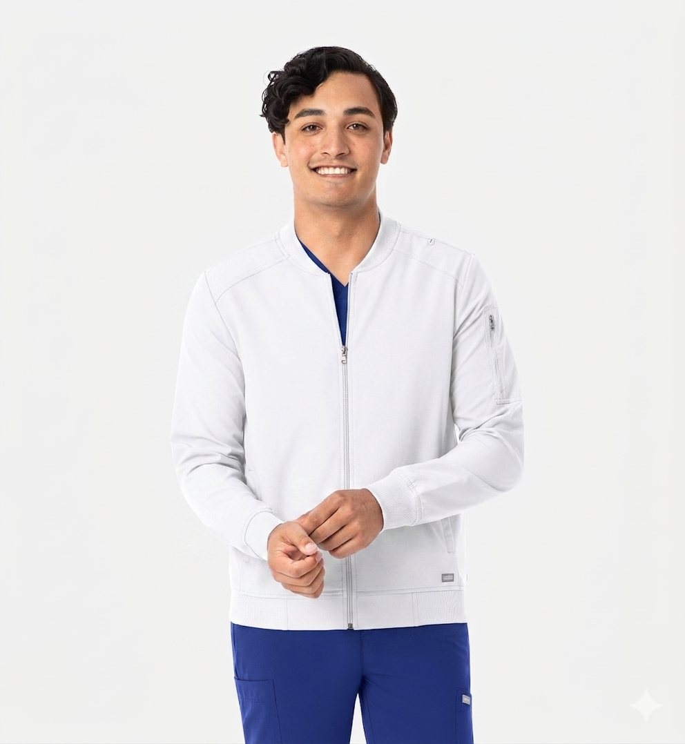 Momentum 5861 Men's Full Zip Bomber Jacket