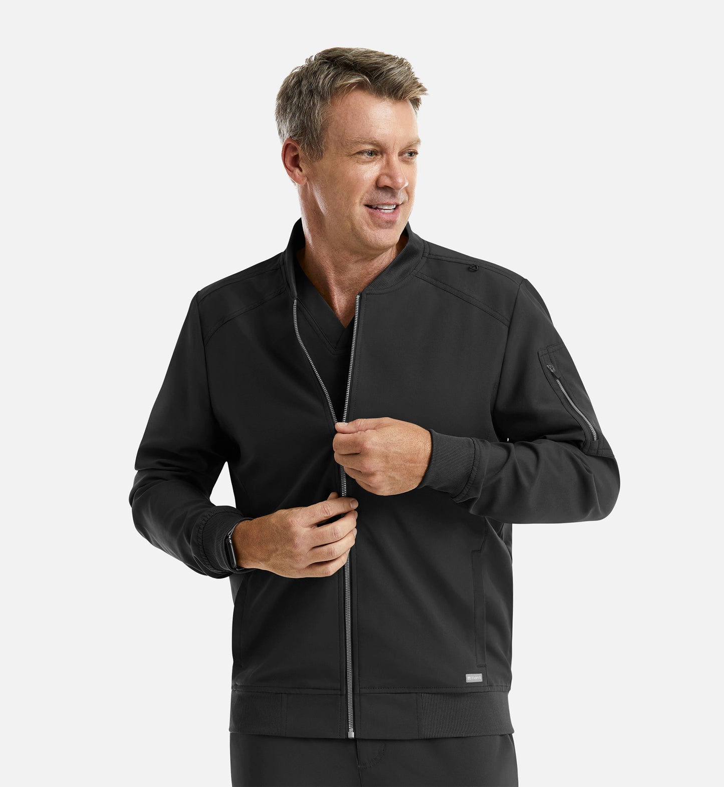 Maevn Momentum 5861 Mens Full Zip Bomber Jacket – Med Threads