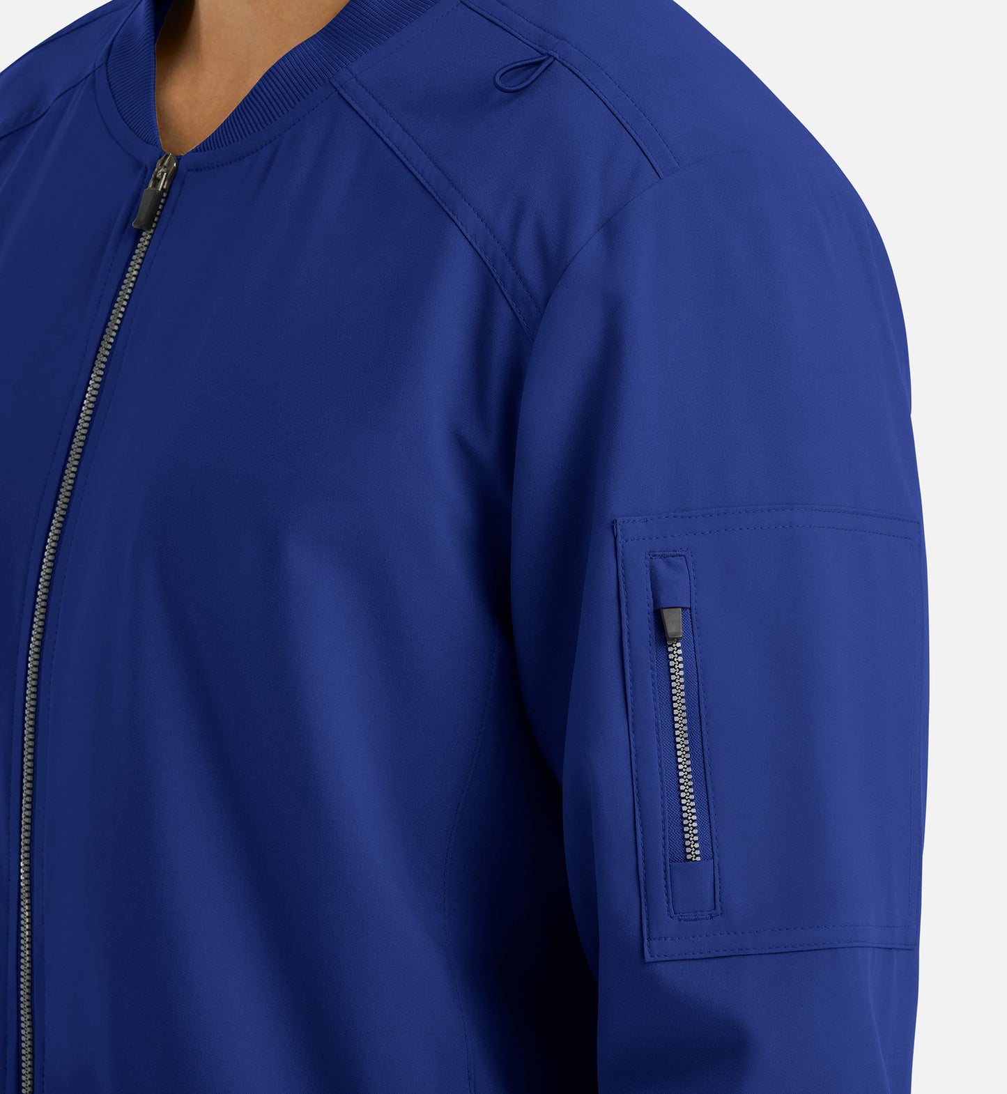 Cleveland Clinic Momentum 5861 Men's Full Zip Bomber Jacket Galaxy Blue