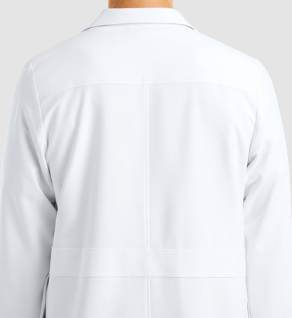 Momentum Lab Coats 5871 Men’s Full Length Lab Coat White