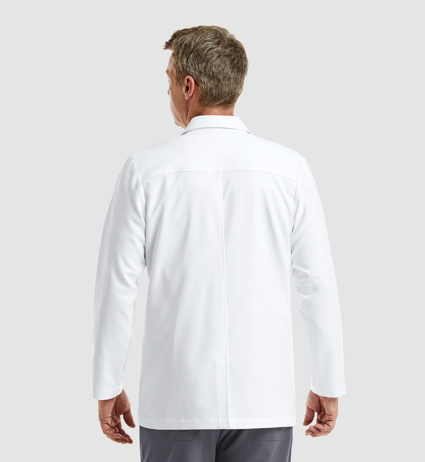 Cleveland Clinic Momentum Lab Coats 5873 Men's Consultation Lab Coat White