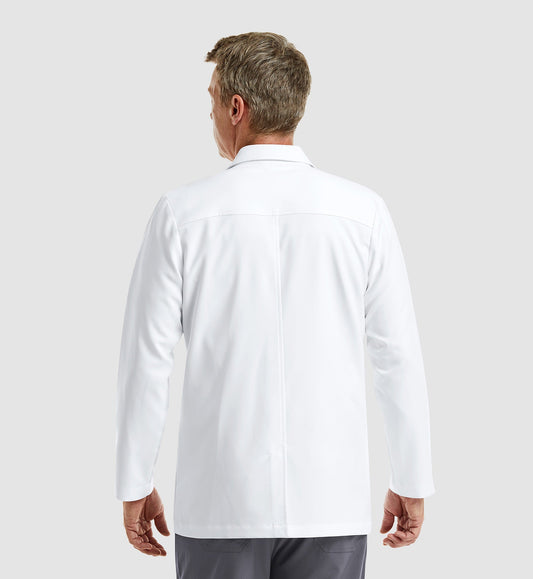 Cleveland Clinic Momentum Lab Coats 5873 Men's Consultation Lab Coat White