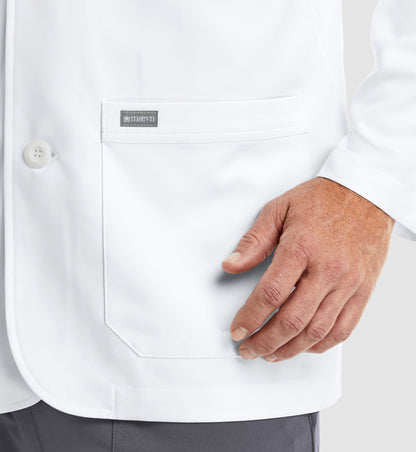 Cleveland Clinic Momentum Lab Coats 5873 Men's Consultation Lab Coat White