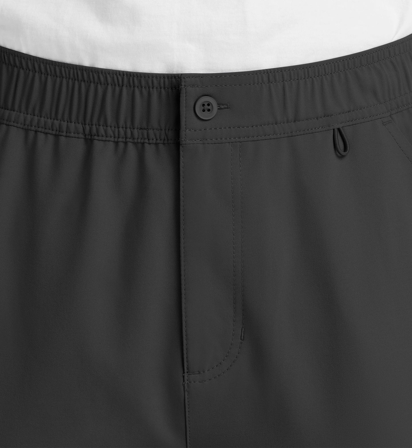 Momentum 5891 Men’s Fly Front Cargo Pant Short Black