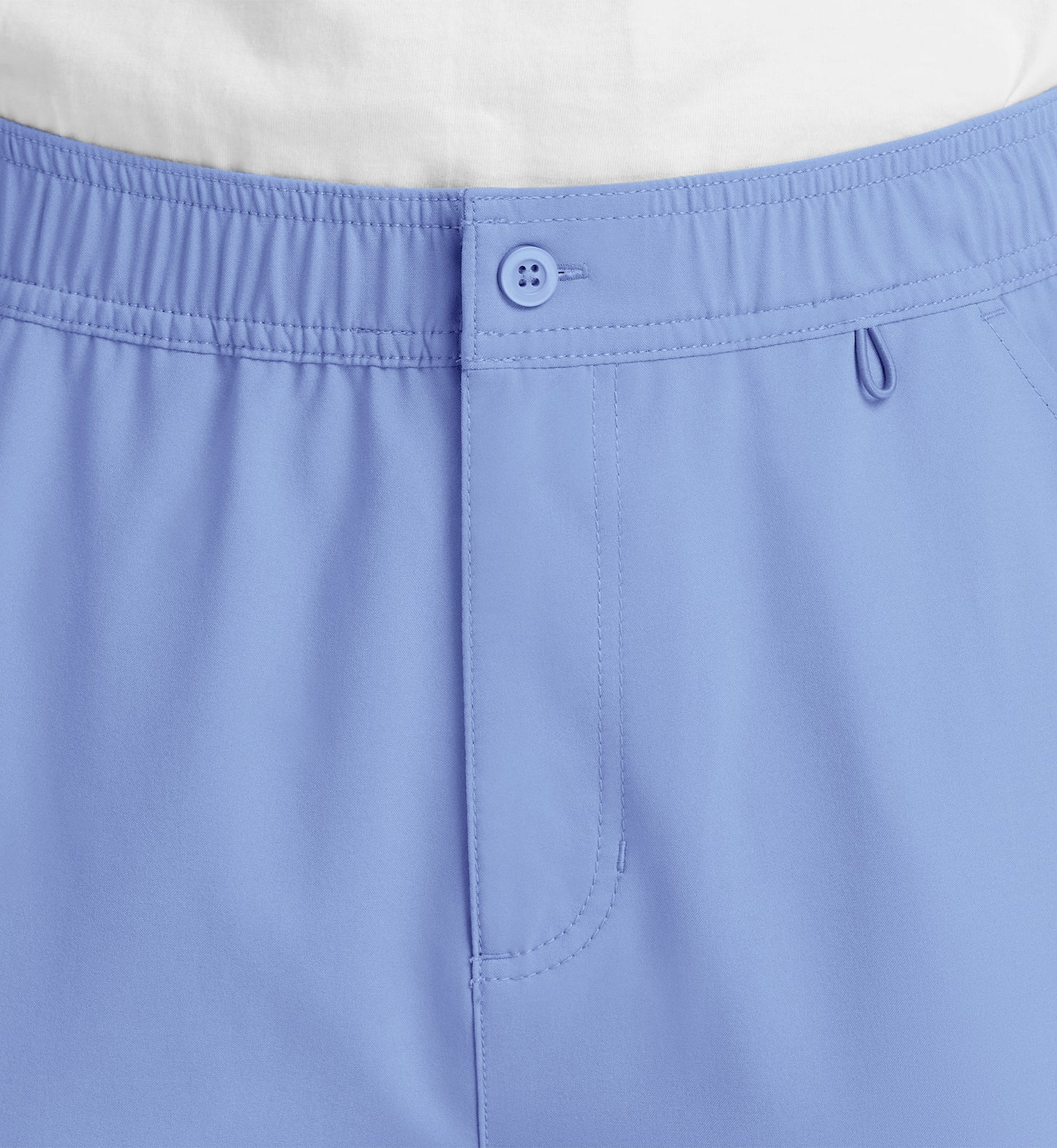 Momentum 5891 Men’s Fly Front Cargo Pant Short Ceil Blue