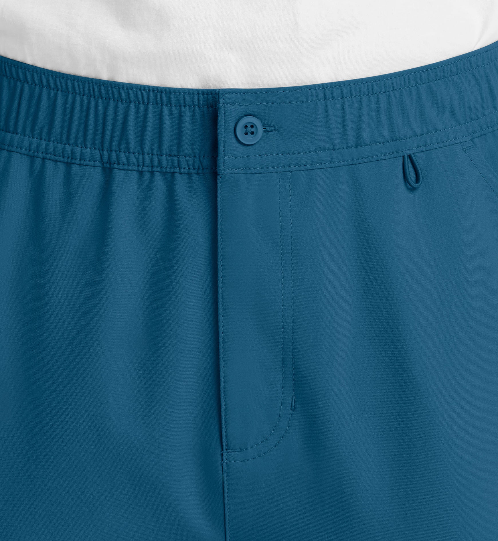 Momentum 5891 Men’s Fly Front Cargo Pant Short Caribbean Blue