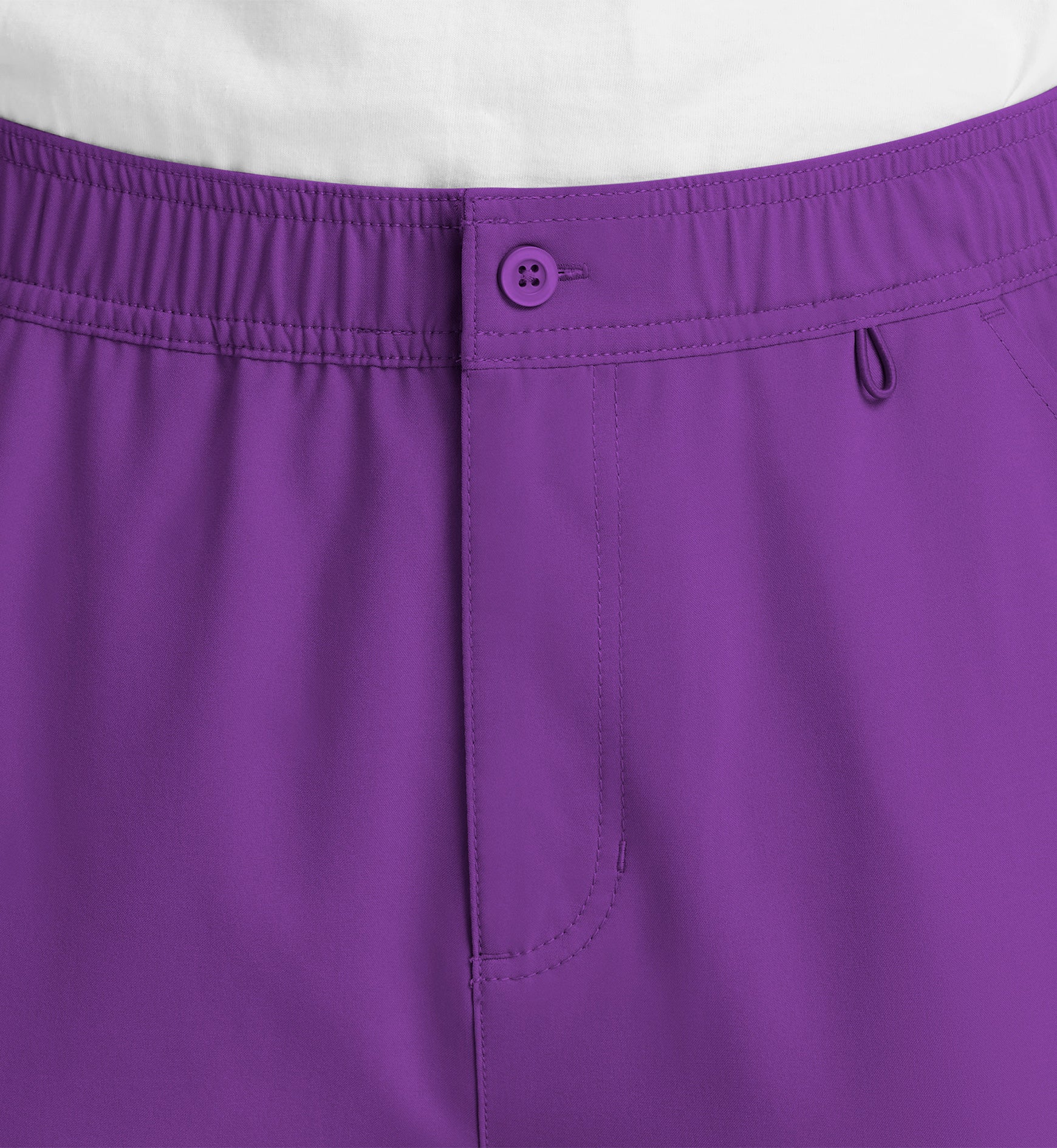 Momentum 5891 Men’s Fly Front Cargo Pant Short Egg plant