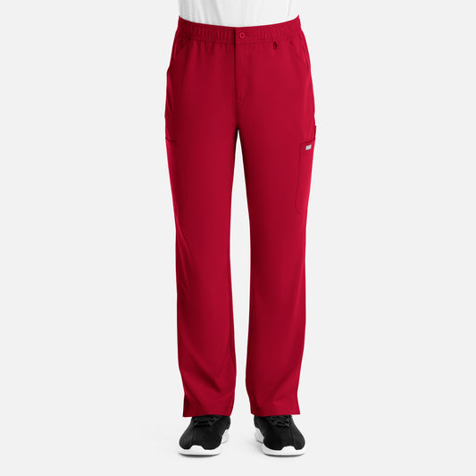 Momentum 5891 Men’s Fly Front Cargo Pant Red