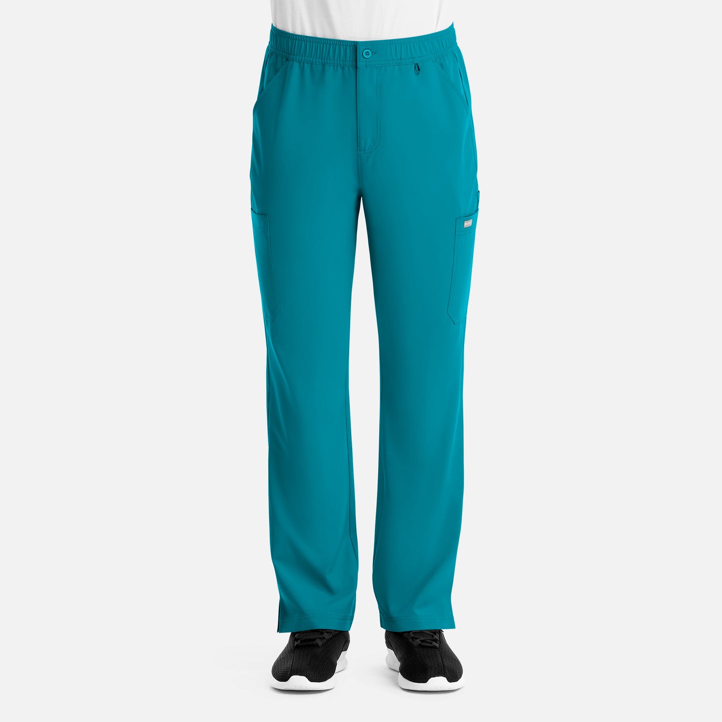 Momentum 5891 Men’s Fly Front Cargo Pant Short Teal