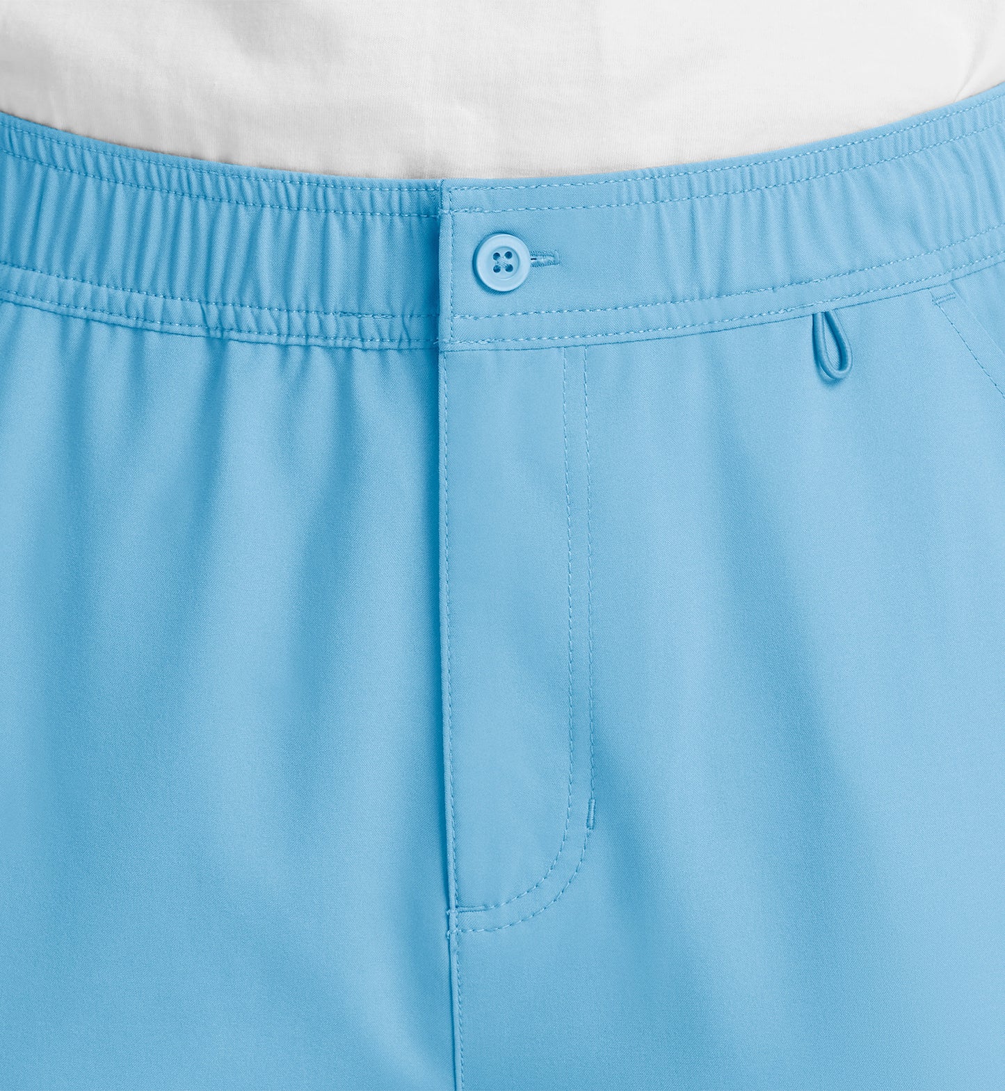 Momentum 5891 Men’s Fly Front Cargo Pant Short Turquoise