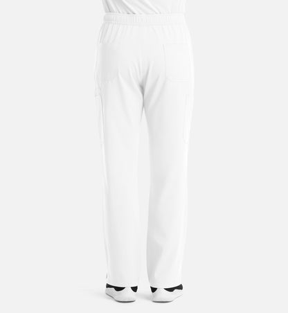 Momentum 5891 Men’s Fly Front Cargo Pant White