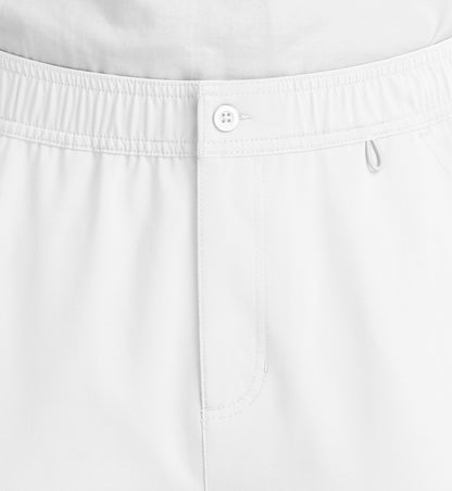 Momentum 5891 Men’s Fly Front Cargo Pant Short White