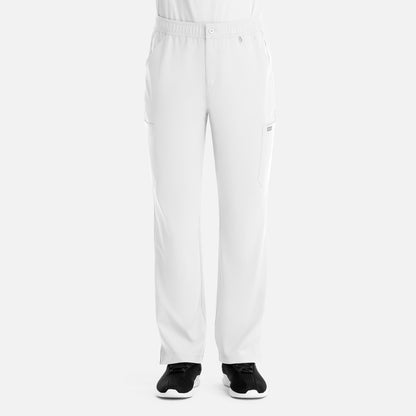 Momentum 5891 Men’s Fly Front Cargo Pant White