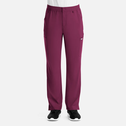 Momentum 5891 Men’s Fly Front Cargo Pant Short Wine