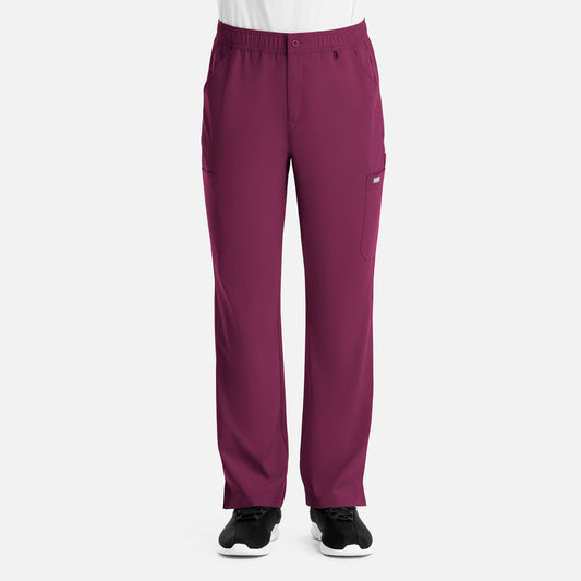 Momentum 5891 Men’s Fly Front Cargo Pant Short Wine