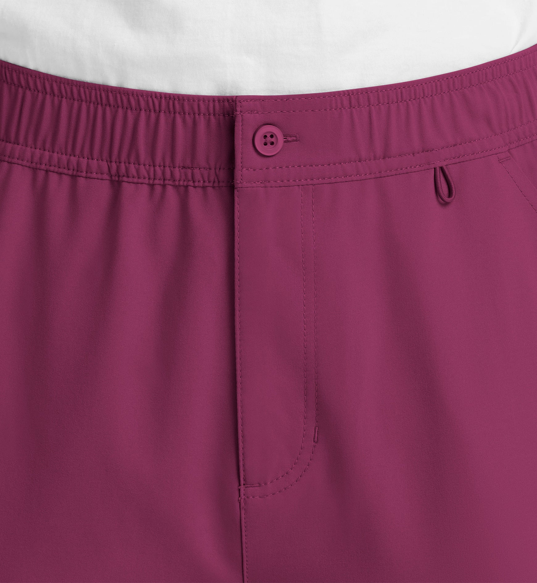 Momentum 5891 Men’s Fly Front Cargo Pant Short Wine