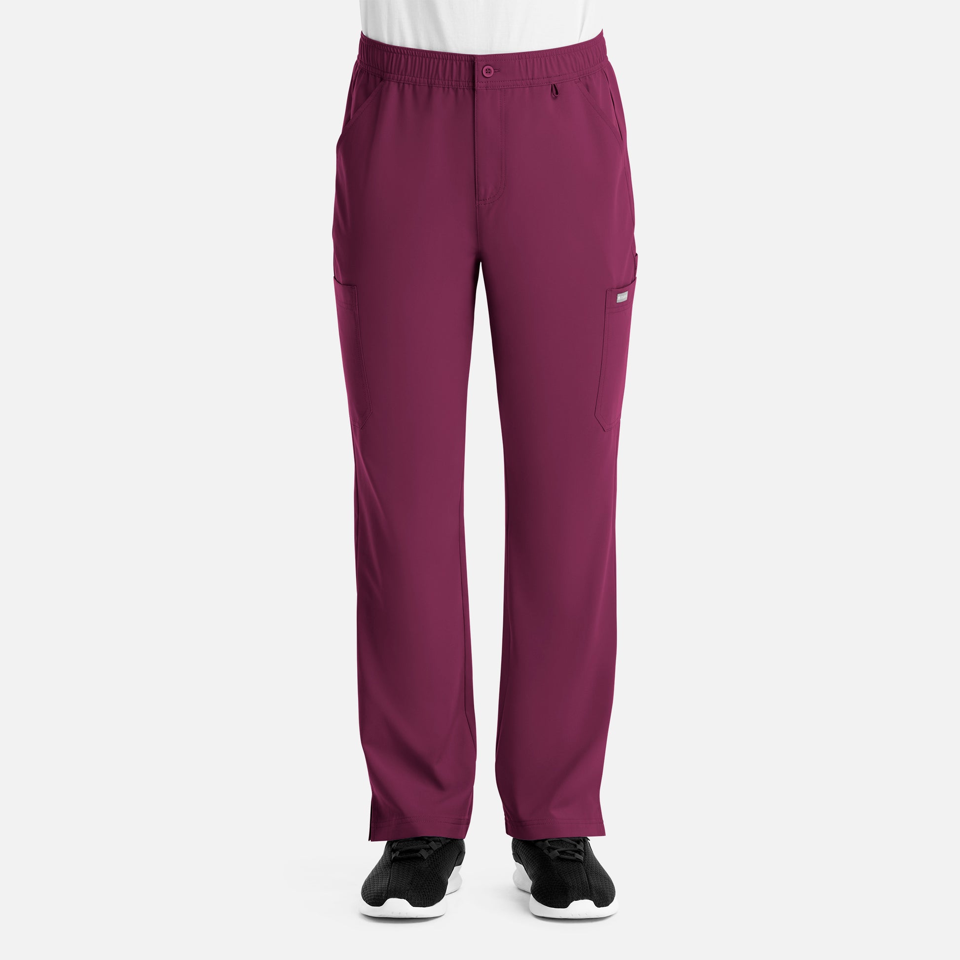 Momentum 5891 Men’s Fly Front Cargo Pant Wine