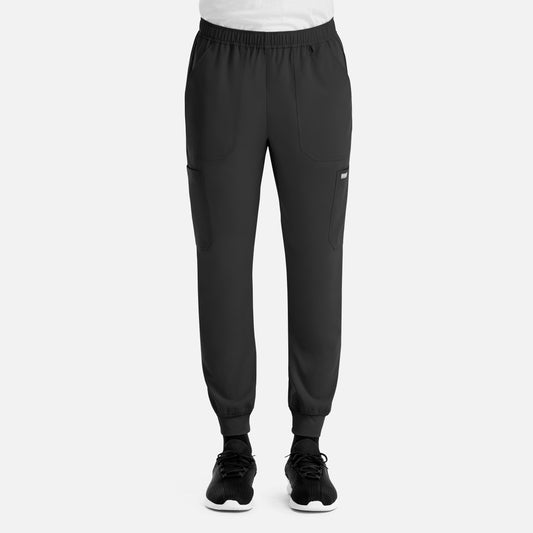 Momentum 5892 Men’s Full Elastic Jogger Black