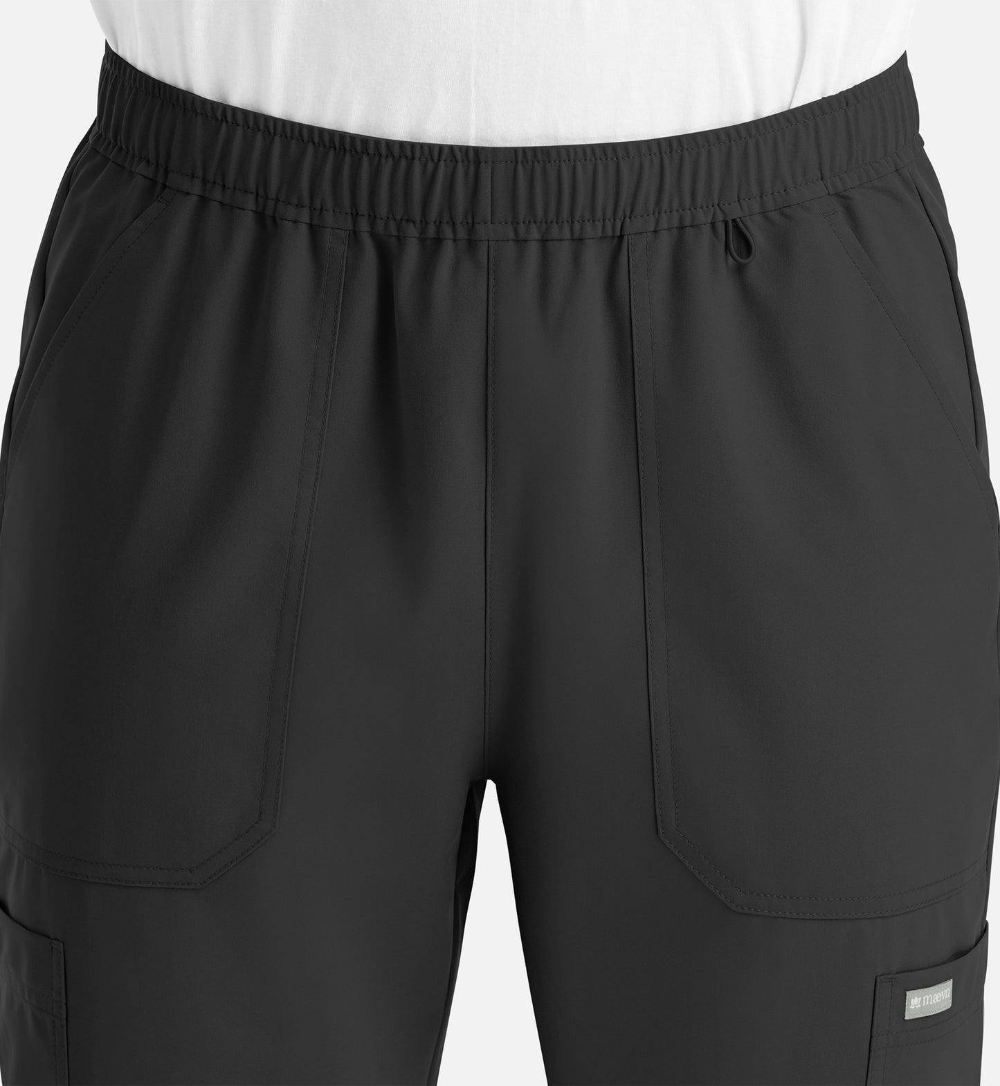 Momentum 5892 Men’s Full Elastic Jogger  Short Black