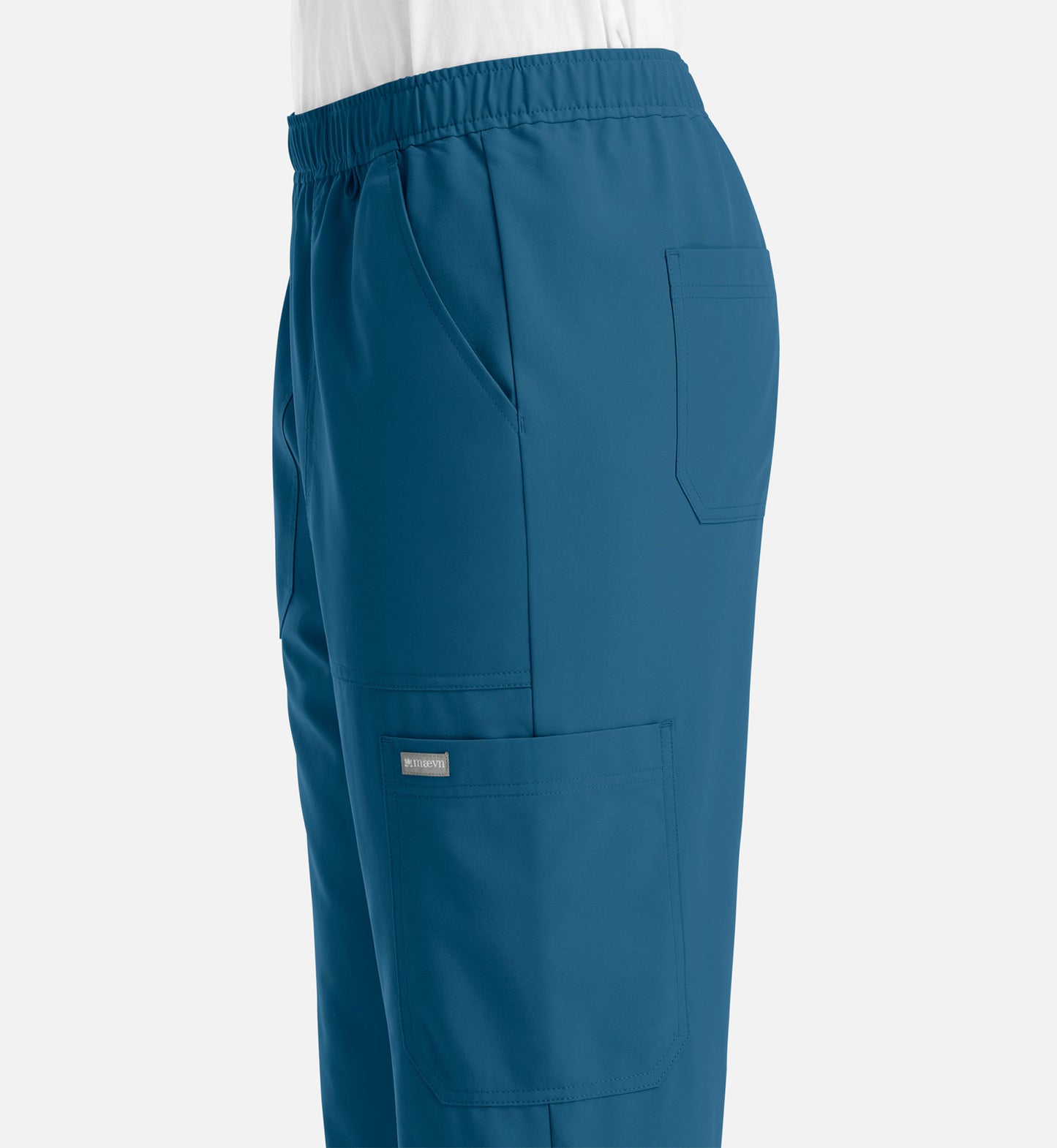 Momentum 5892 Men’s Full Elastic Jogger  Short Caribbean Blue