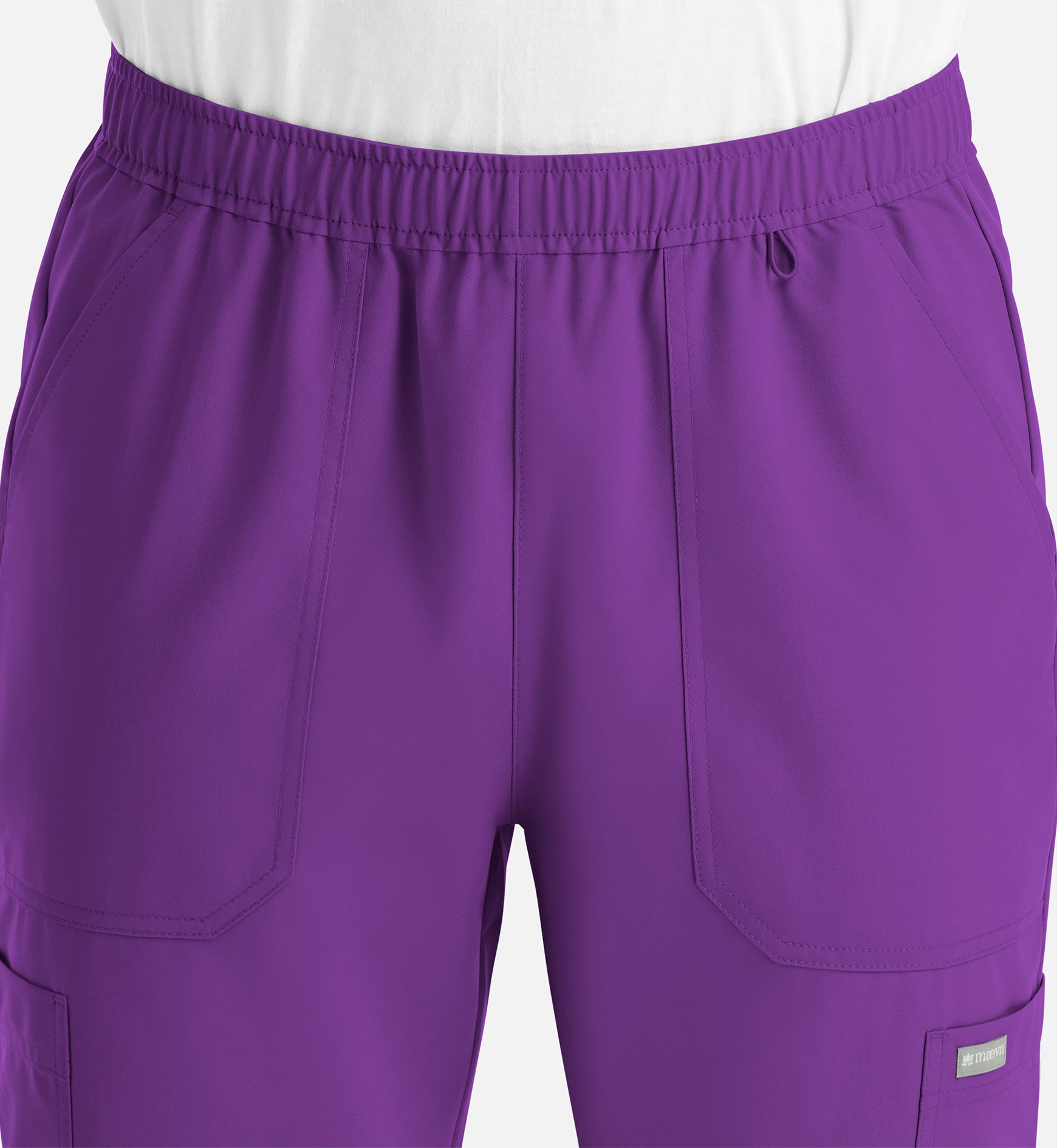 Momentum 5892 Men's Full Elastic Jogger Eggplant