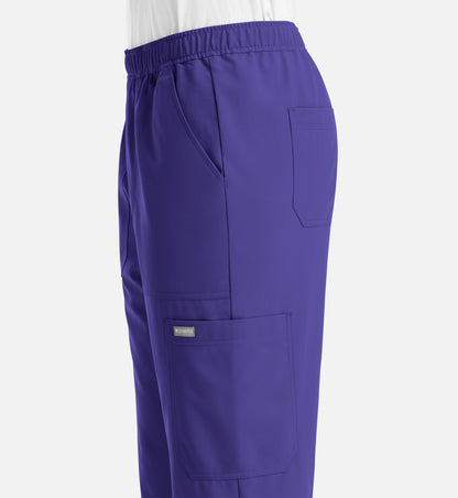 Momentum 5892 Men’s Full Elastic Jogger  Short Grape