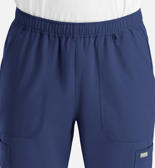 Momentum 5892 Men’s Full Elastic Jogger  Short Navy