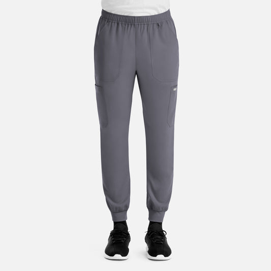 Momentum 5892 Men’s Full Elastic Jogger Pewter