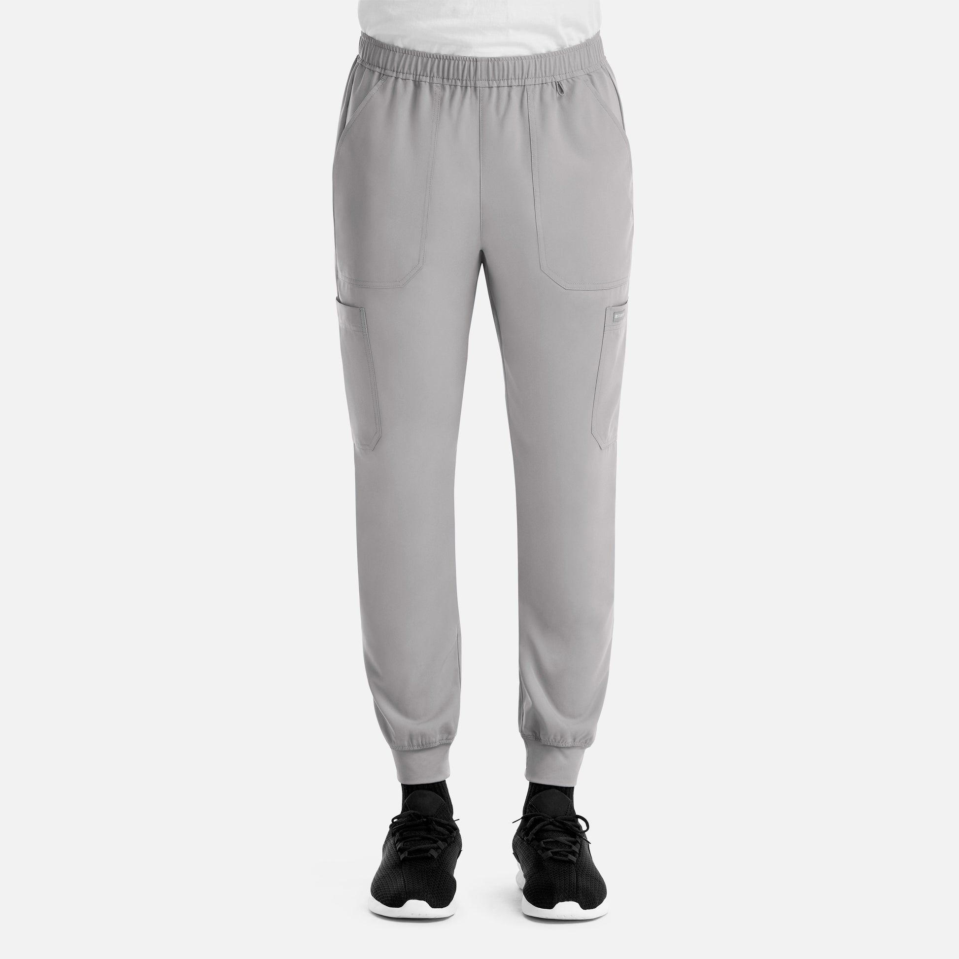 Momentum 5892 Men’s Full Elastic Jogger Quiet Grey