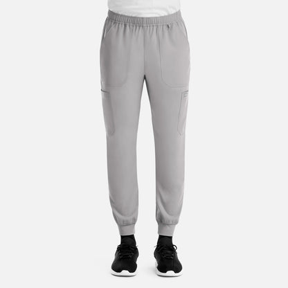 Momentum 5892 Men’s Full Elastic Jogger Quiet Grey