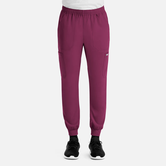 Momentum 5892 Men’s Full Elastic Jogger Wine