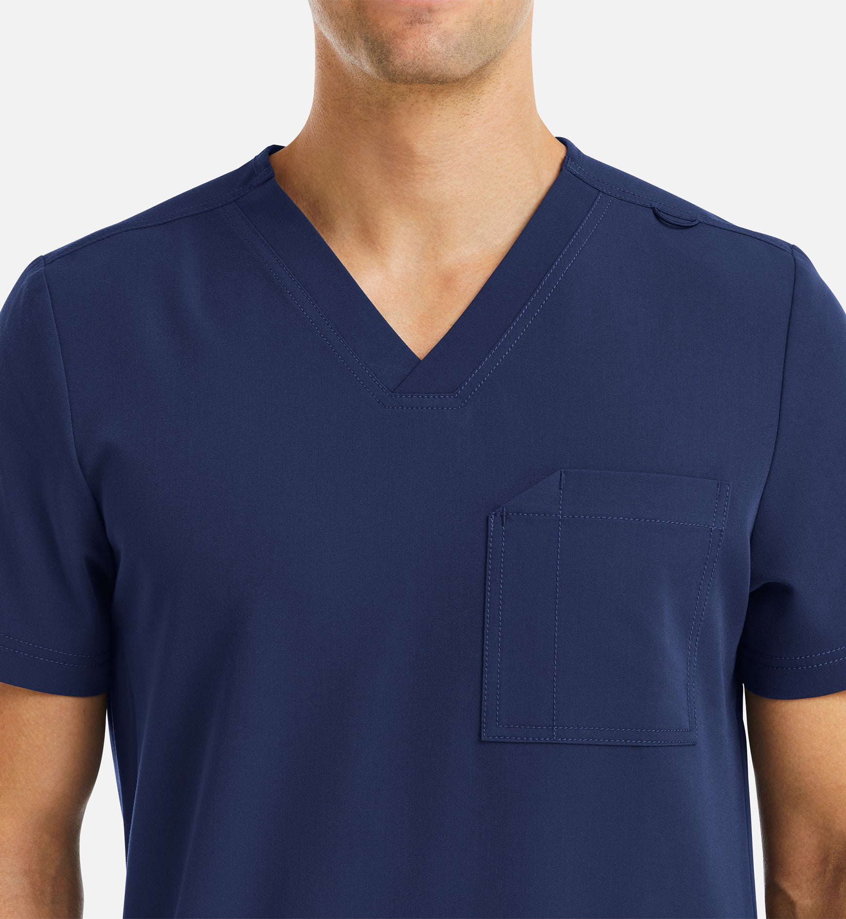 Matrix Pro Mens 5902 Men’s 3 Pocket V-Neck Top Navy