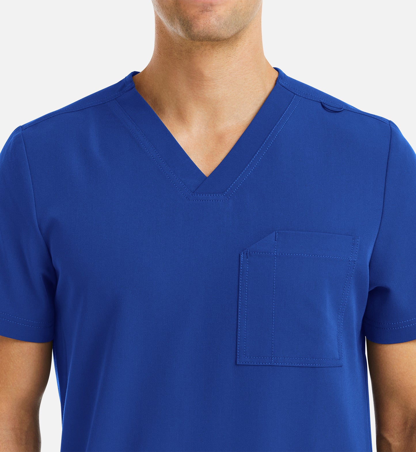 Matrix Pro Mens 5902 Men’s 3 Pocket V-Neck Top Royal Blue