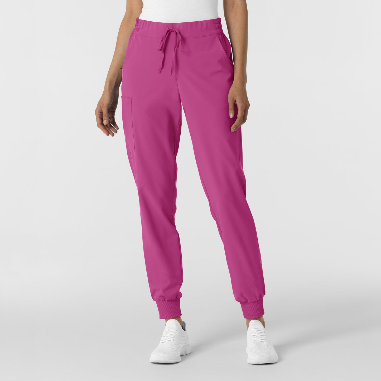 RENEW 5934 Jogger Scrub Pants Raspberry Model Image Front | Wink