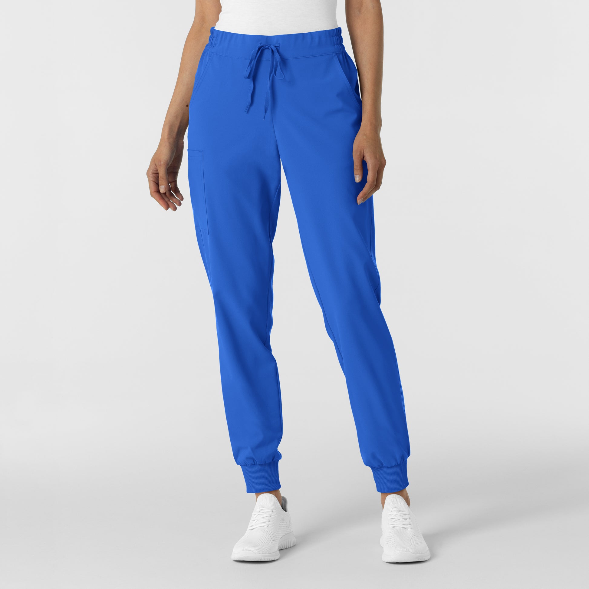 RENEW 5934 Jogger Scrub Pants Royal Model Image Front | Wink