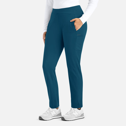 Focus 60301 Women’s Mid Rise Tapered Pant Caribbean Blue