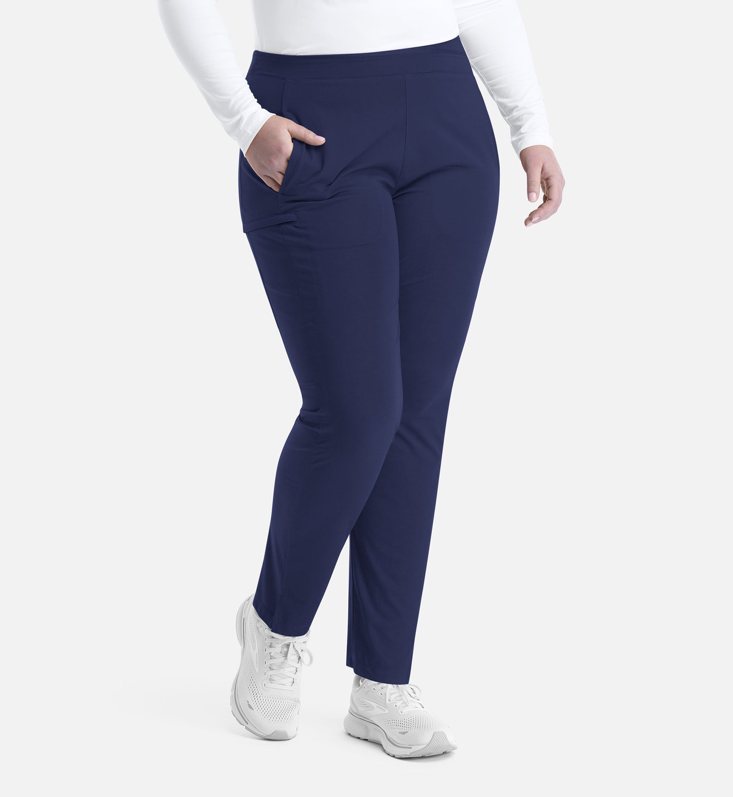 Focus 60301 Women’s Mid Rise Tapered Pant Navy