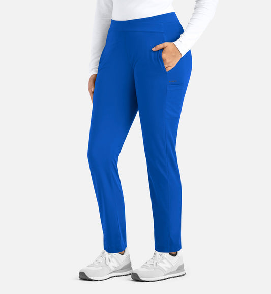 Focus 60301 Women���s Mid Rise Tapered Pants Royal Blue