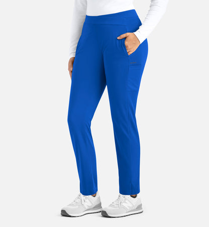 Focus 60301 Women���s Mid Rise Tapered Pants Royal Blue