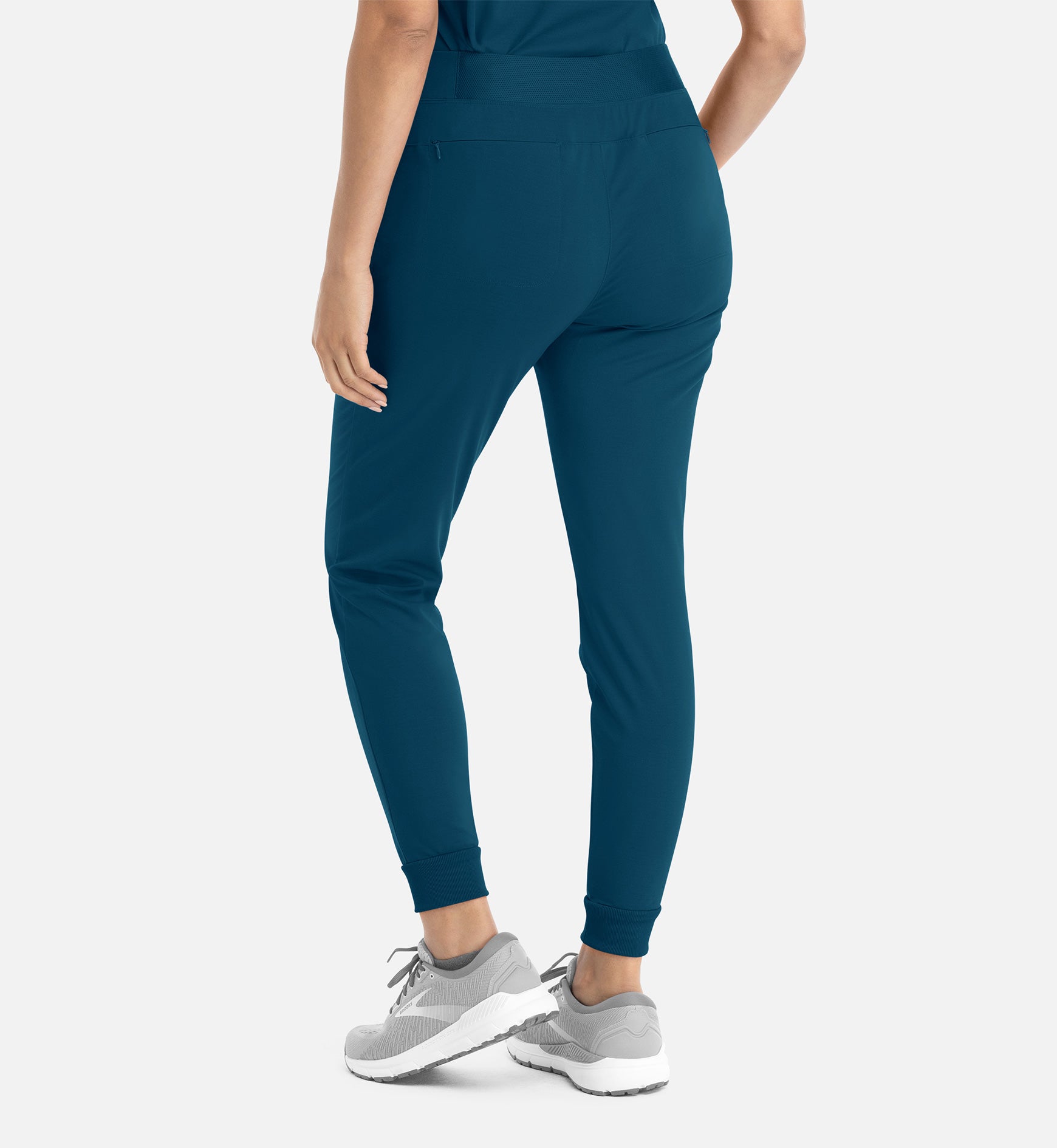 Focus 60302 Women’s Mid Rise Elastic Jogger Caribbean Blue