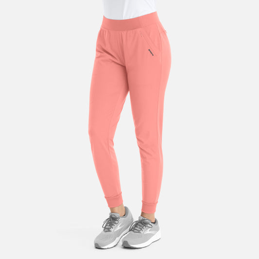 Focus 60302 Women’s Mid Rise Elastic Jogger Desert Coral