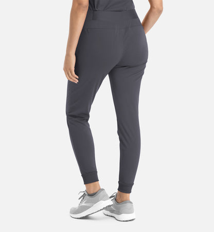 Focus 60302 Women’s Mid Rise Elastic Jogger Pewter