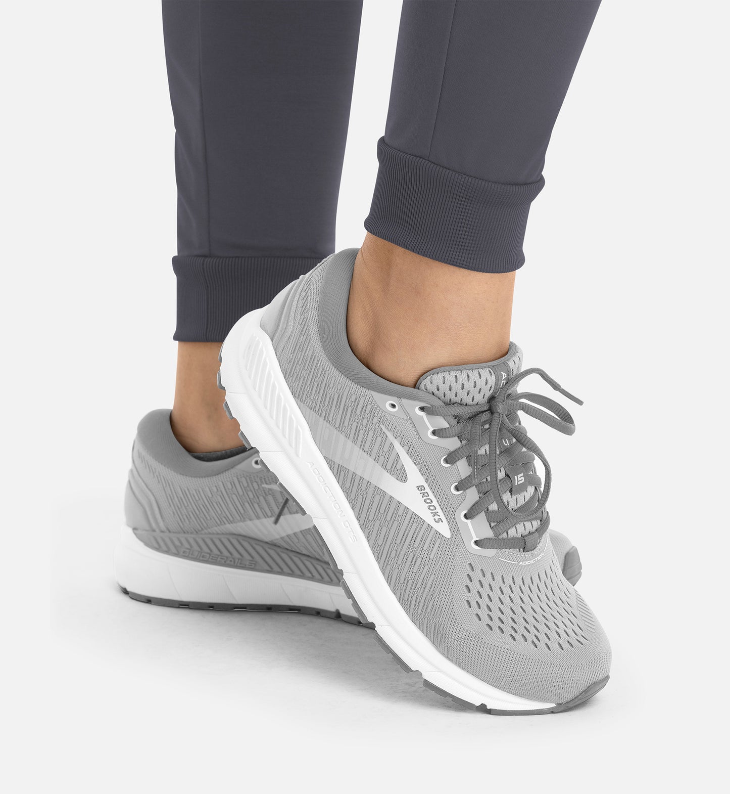Focus 60302 Women's Mid Rise Elastic Jogger Pewter